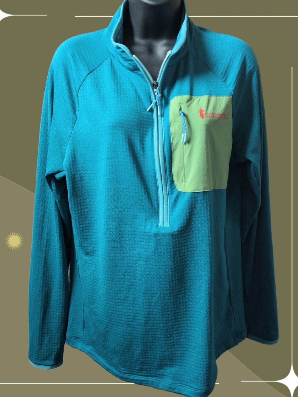 ✨ Cotopaxi Teal Women's Otero Lightweight Sweater Size L